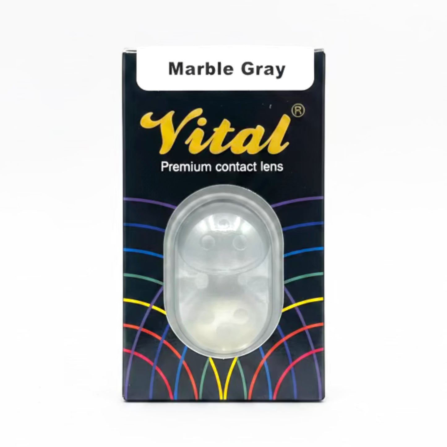 Marble Grey 2 Tone Contact Lens