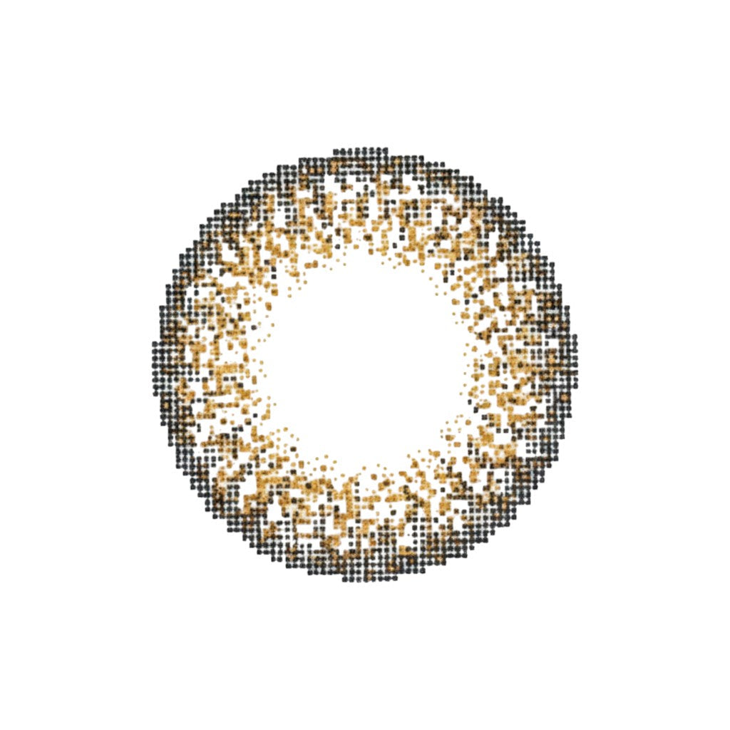 Marble Brown 2 Tone Contact Lens