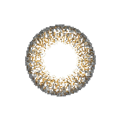 Marble Brown 2 Tone Contact Lens
