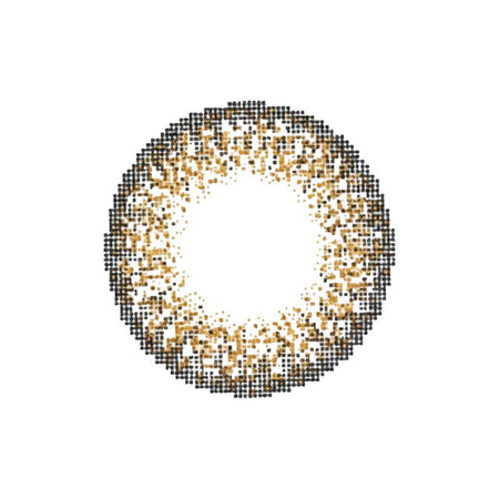 Marble Brown 2 Tone Contact Lens