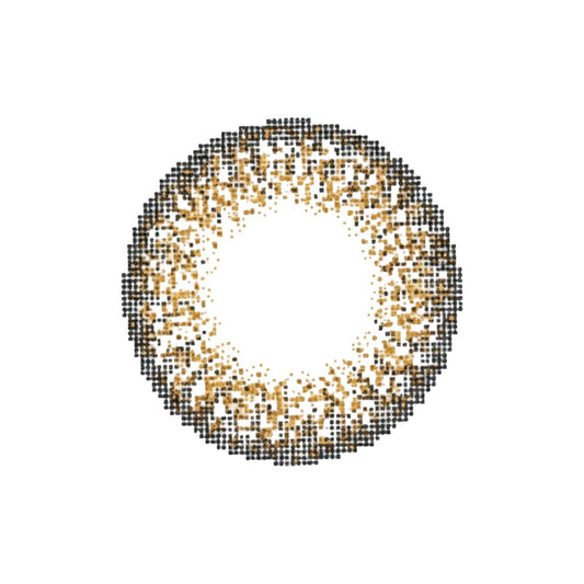 Marble Brown 2 Tone Contact Lens
