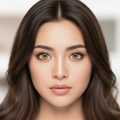 Misty Honey 3 Tone colour contact lenses