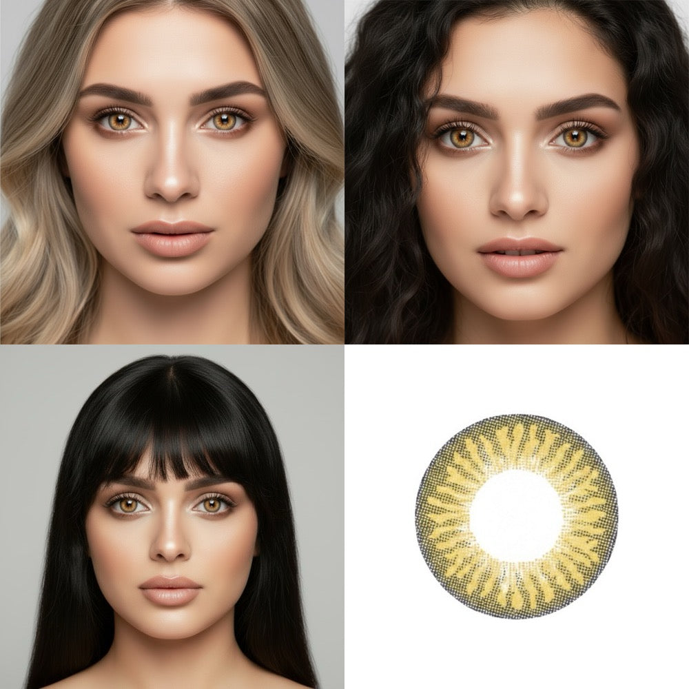 Misty Honey colour contact lens