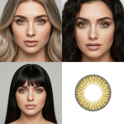 Misty Honey colour contact lens