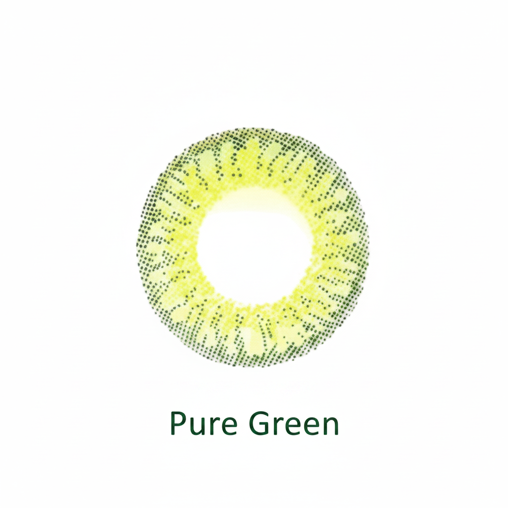 Pure Green 3 Tone Contact Lens by Vital Premium