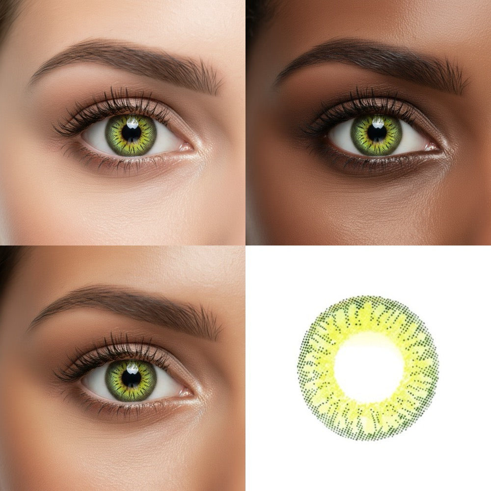 Pure Green green contact lens