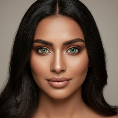 Sea Green green contact lens