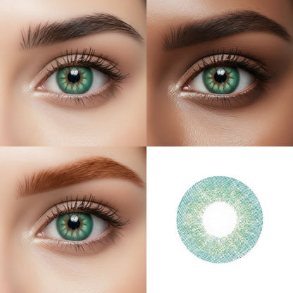 Sea Green two tone contact lens