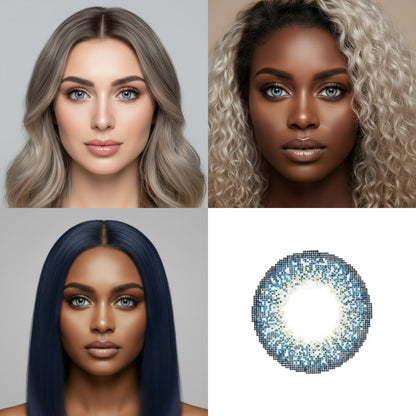 Sky Blue colour contact lens