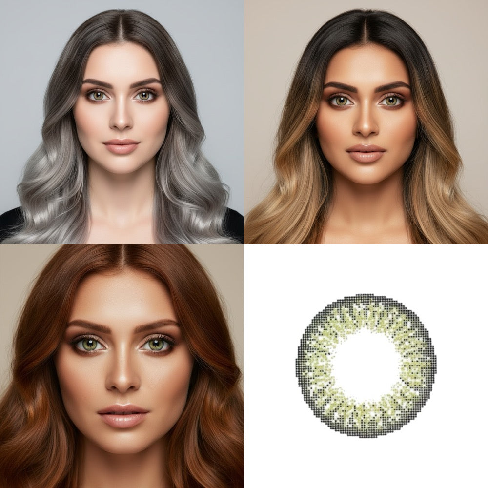 True Hazel colour contact lenses