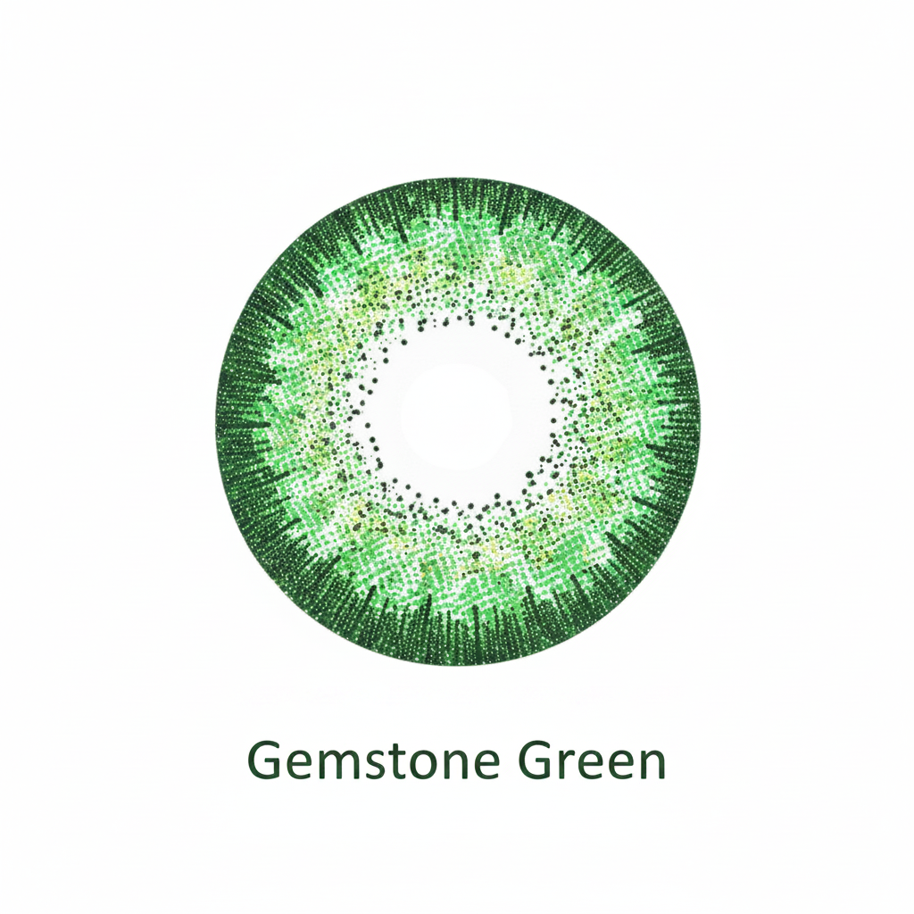 Gemstone Green 3 Tone Contact Lens