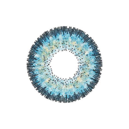 Ocean Blue 3 Tone Contact Lens