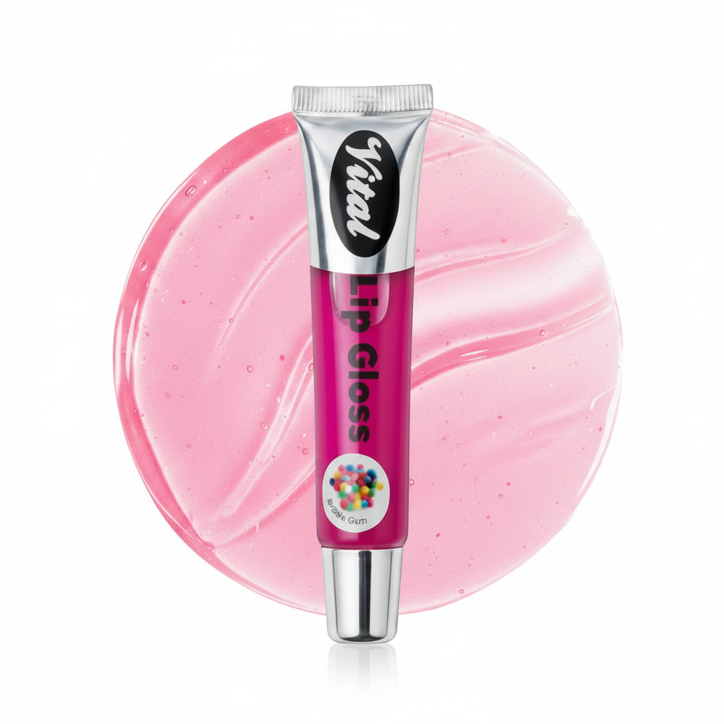 Lip Gloss Bubble Gum Glitter