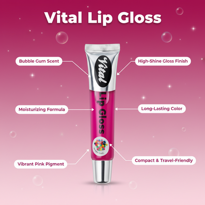 Lip Gloss Bubble Gum