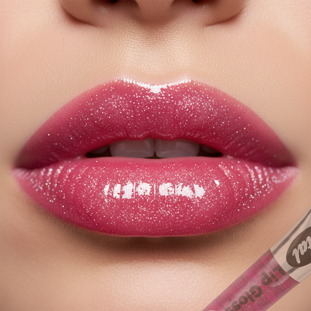 Vital Lip Gloss Bubble Gum Glitter
