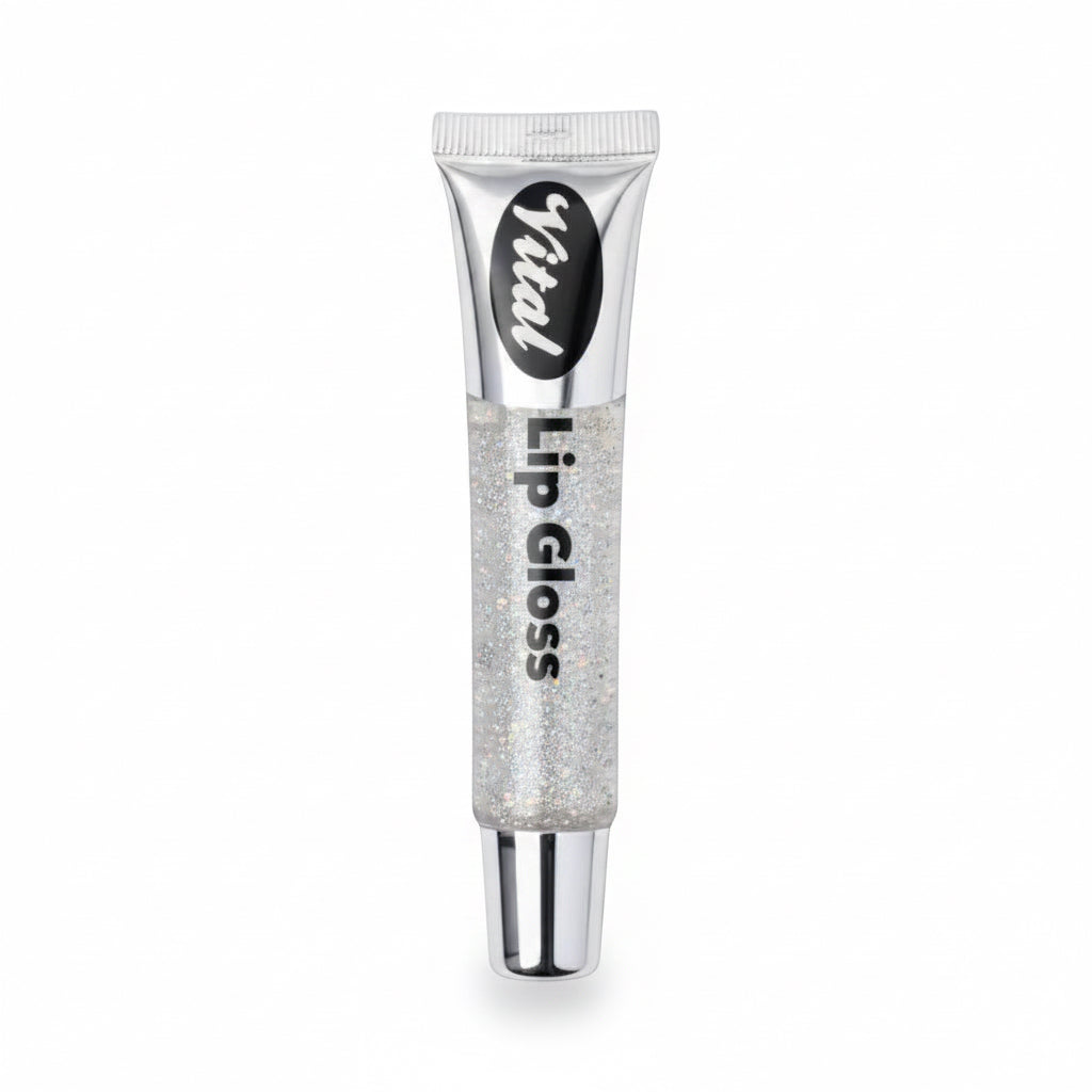 Vital Lip Gloss Clear Glitter