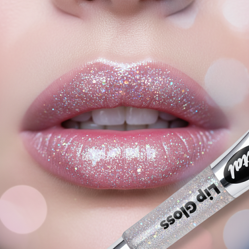 Lip Gloss Clear Glitter