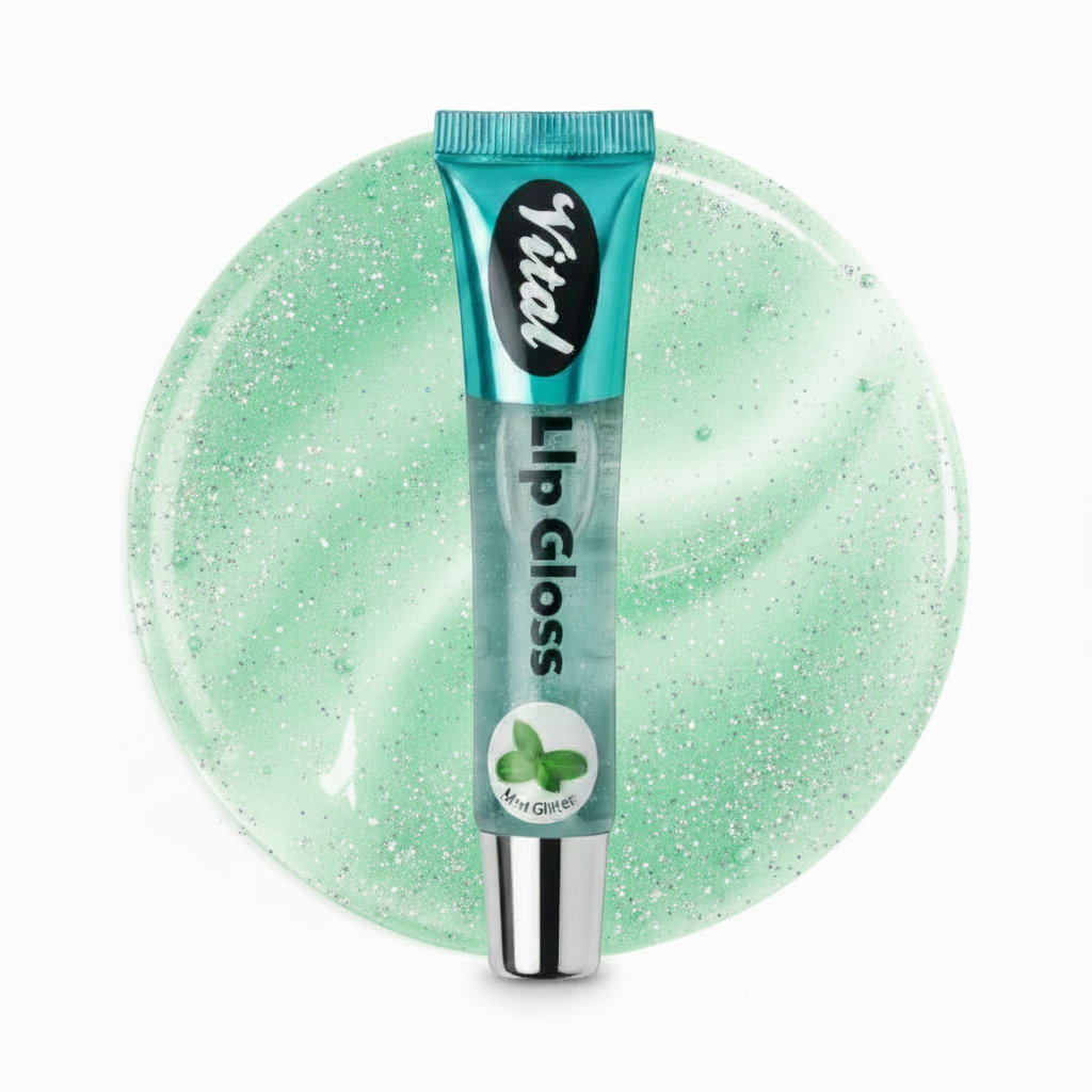 Lip Gloss Mint Glitter