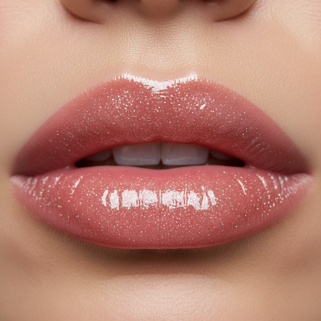 Lip Gloss Strawberry Glitter