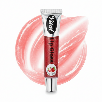 Lip Gloss Strawberry Glitter
