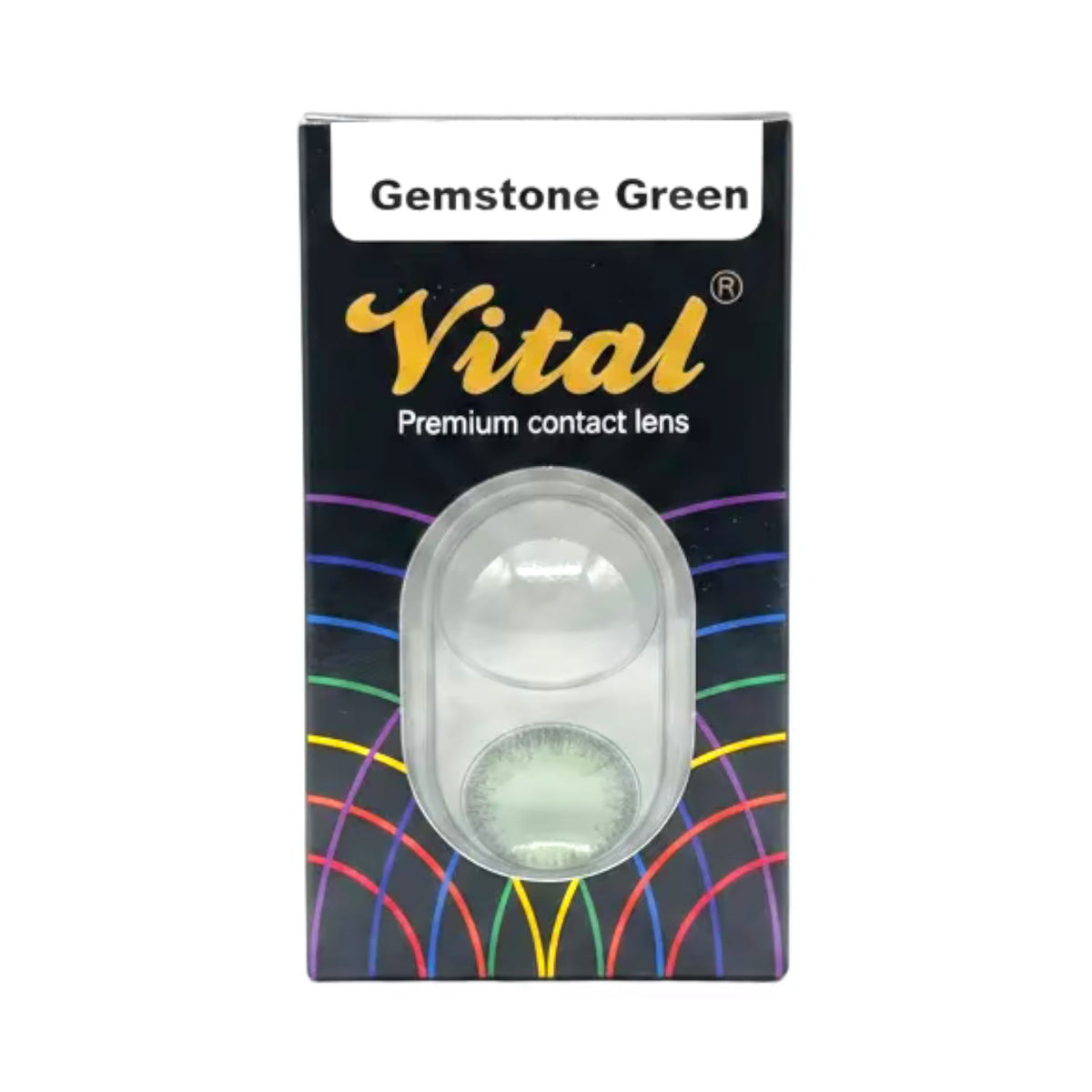 Vital Premium Gemstone Green contact lens packaging