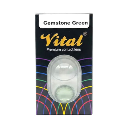 Vital Premium Gemstone Green contact lens packaging