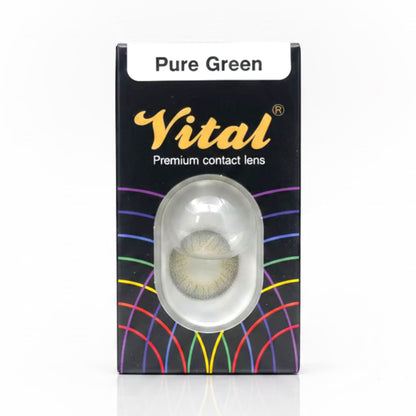 Vital Premium Pure Green contact lens packaging