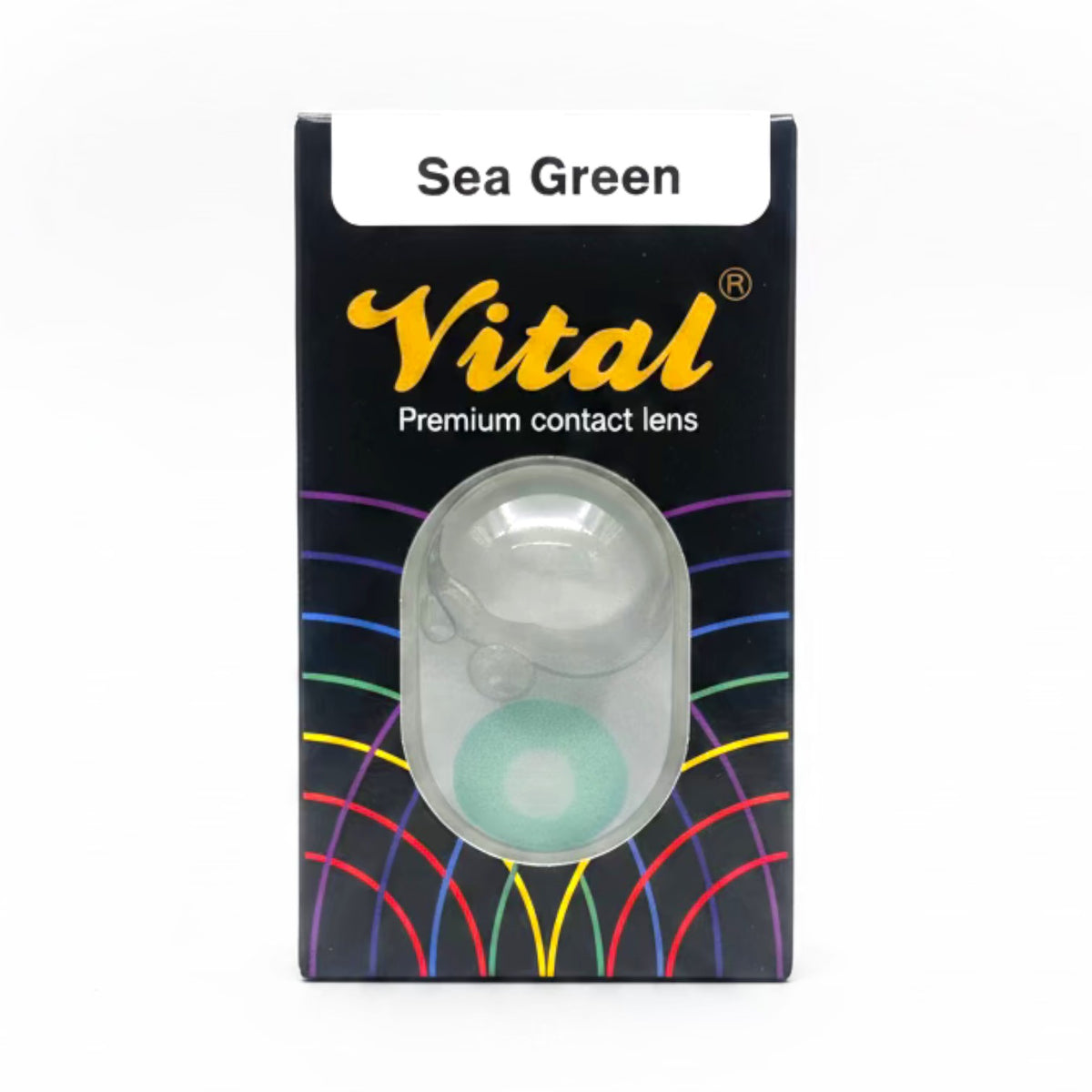 Vital Premium Sea Green contact lens packaging