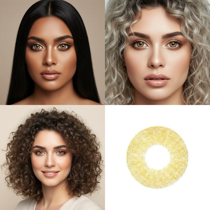 Wild Honey colour contact lens