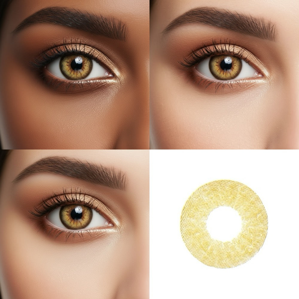 Wild Honey three tone contact lens