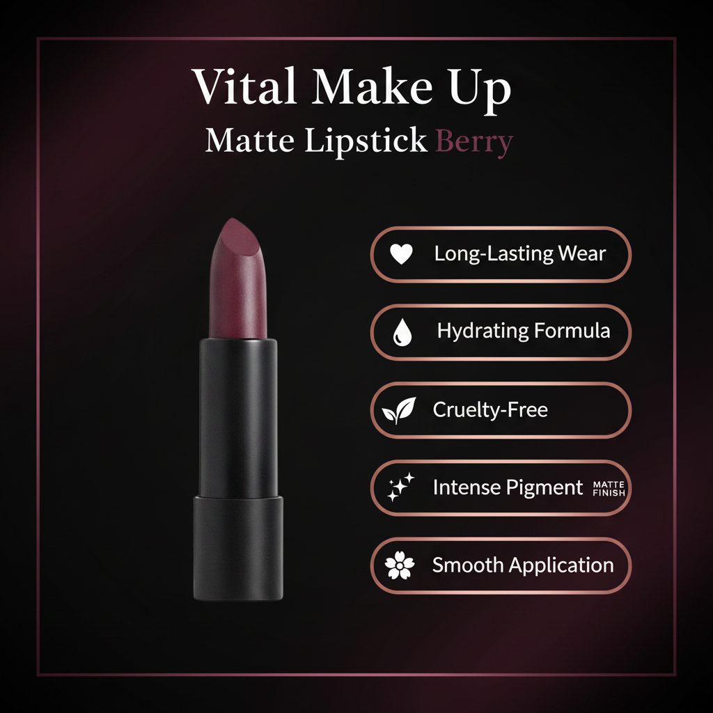 Matte Lipstick Berry