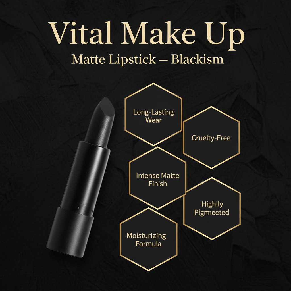Matte Lipstick Blackism