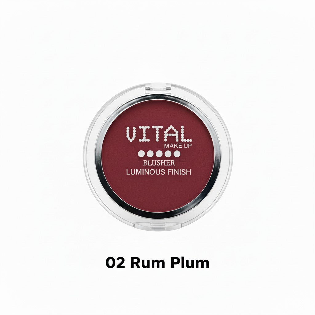 Blusher 02 Rum Plum Luminous Finish