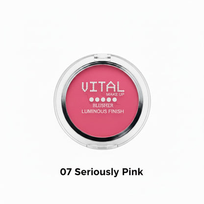 Blusher 07 Seriously Pink Luminous Finish