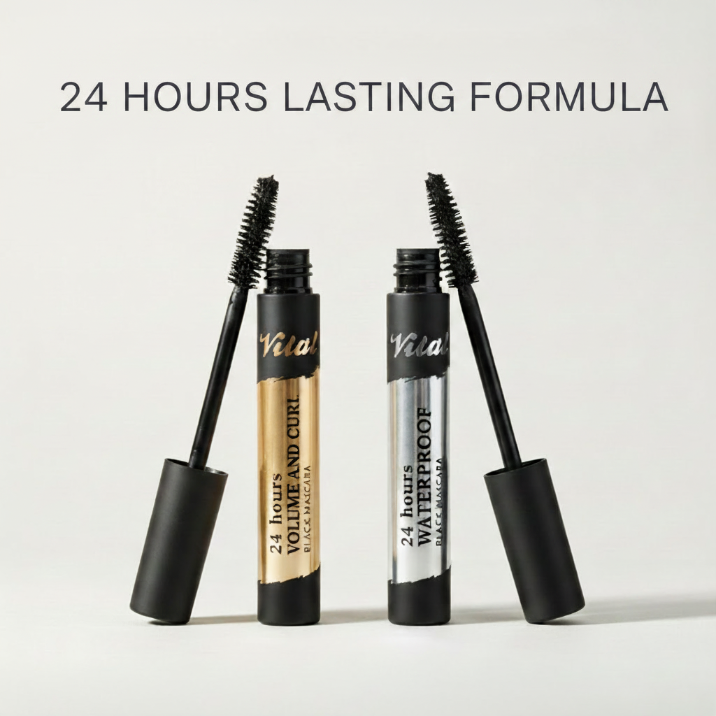 24 Hour Volume & Curl Black Mascara Super Lash