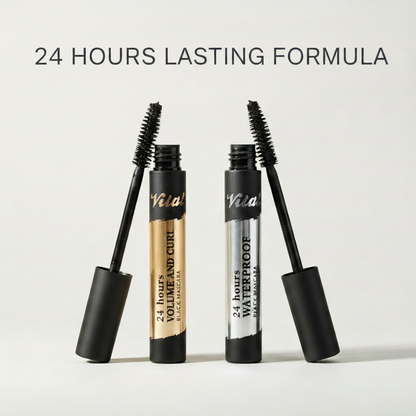 24 Hour Volume & Curl Black Mascara Super Lash