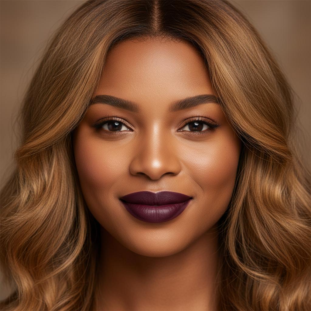 Matte Lipstick Dark Plum