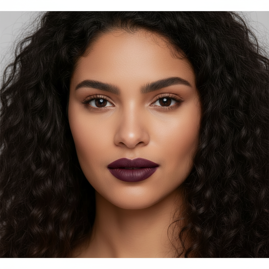 Matte Lipstick Dark Plum