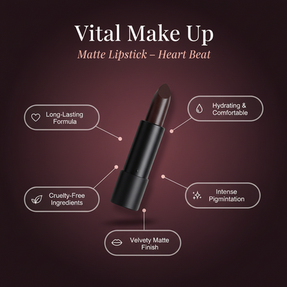 Matte Lipstick Heart Beat