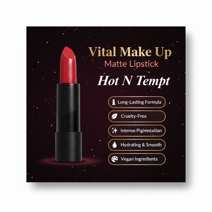 Matte Lipstick Hot N Tempt