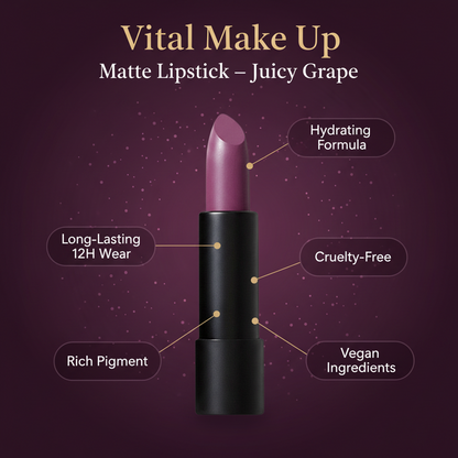 Matte Lipstick Juicy Grape