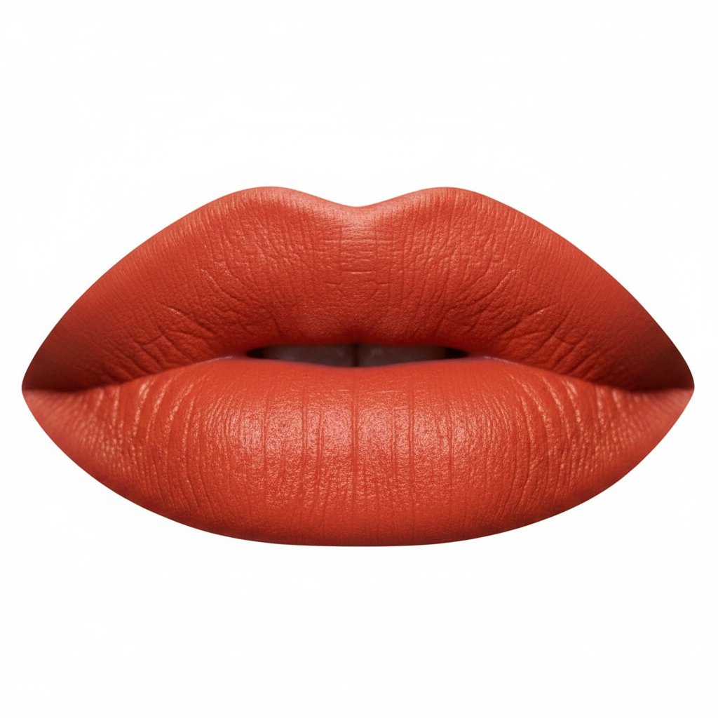 Matte Lipstick Orange Red