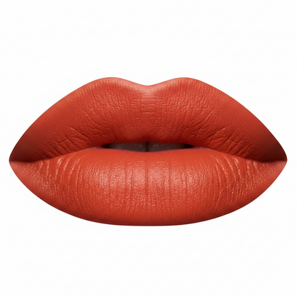 Matte Lipstick Orange Red