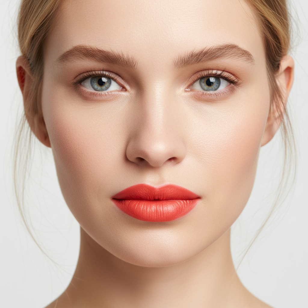 Matte Lipstick Orange Red