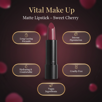 Matte Lipstick Sweet Cherry